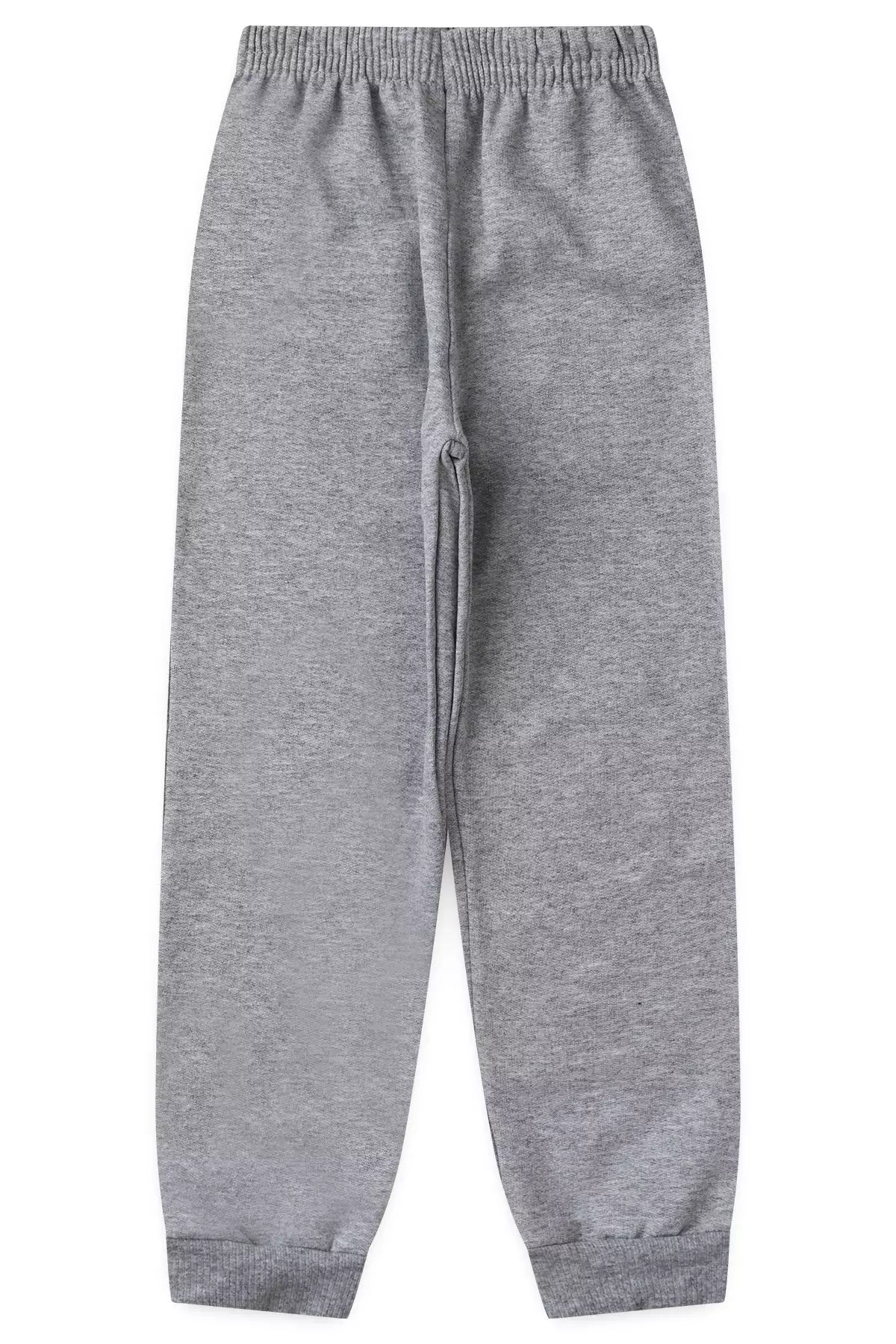 Calça de Moletom Básica Infantil Menino Mescla