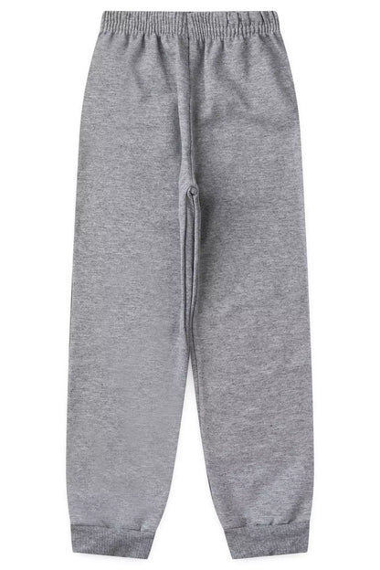Calça de Moletom Básica Infantil Menino Mescla
