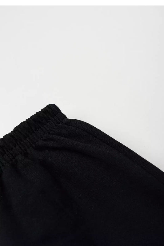 Calça de Moletom Básica Infantil Menino Preto