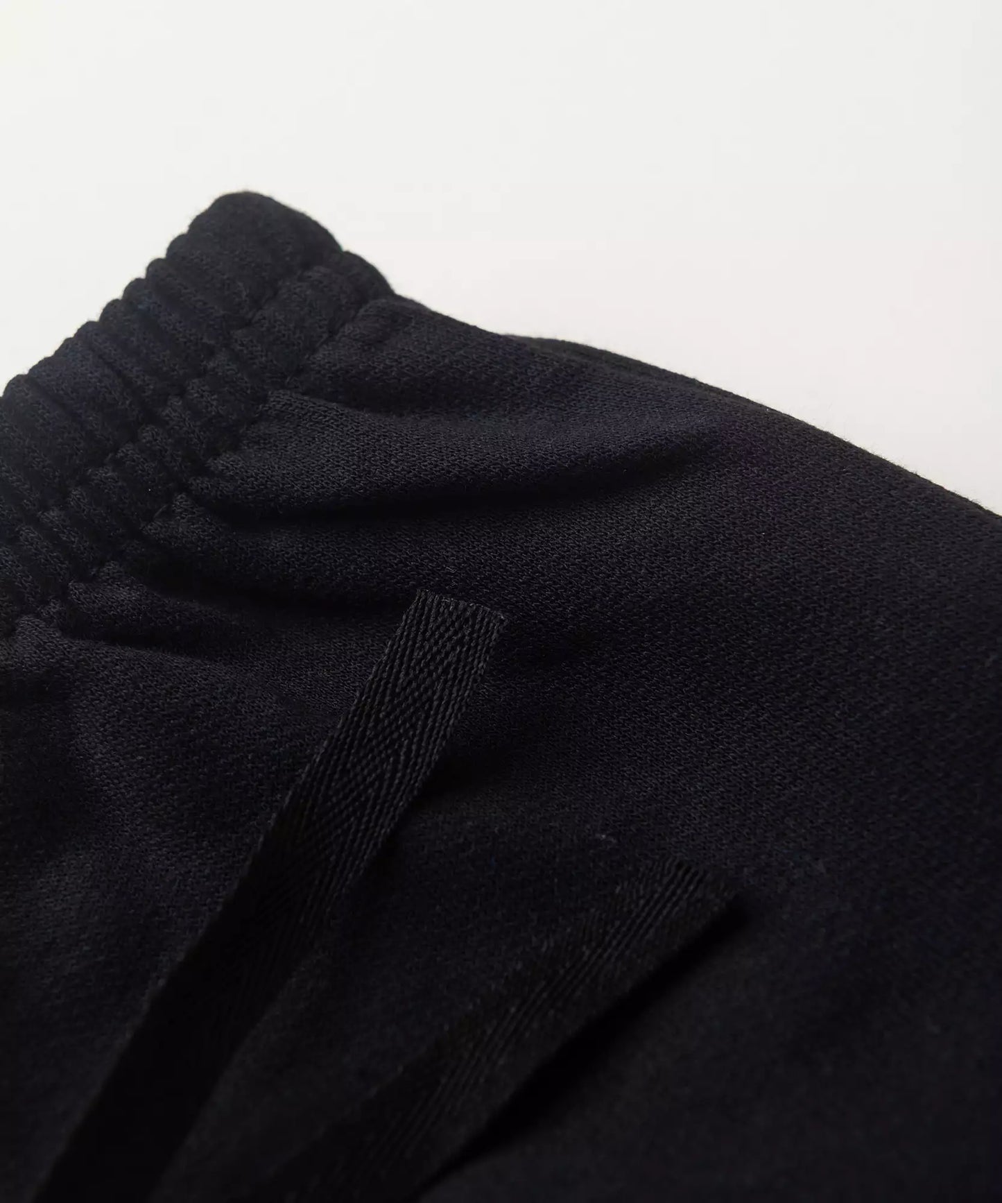 Calça de Moletom Infantil Masculina Básica Preta