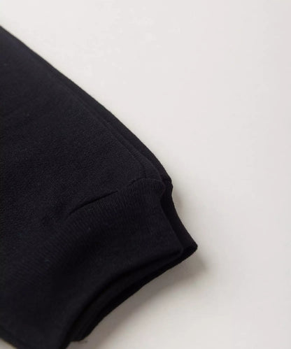 Calça de Moletom Infantil Masculina Básica Preta