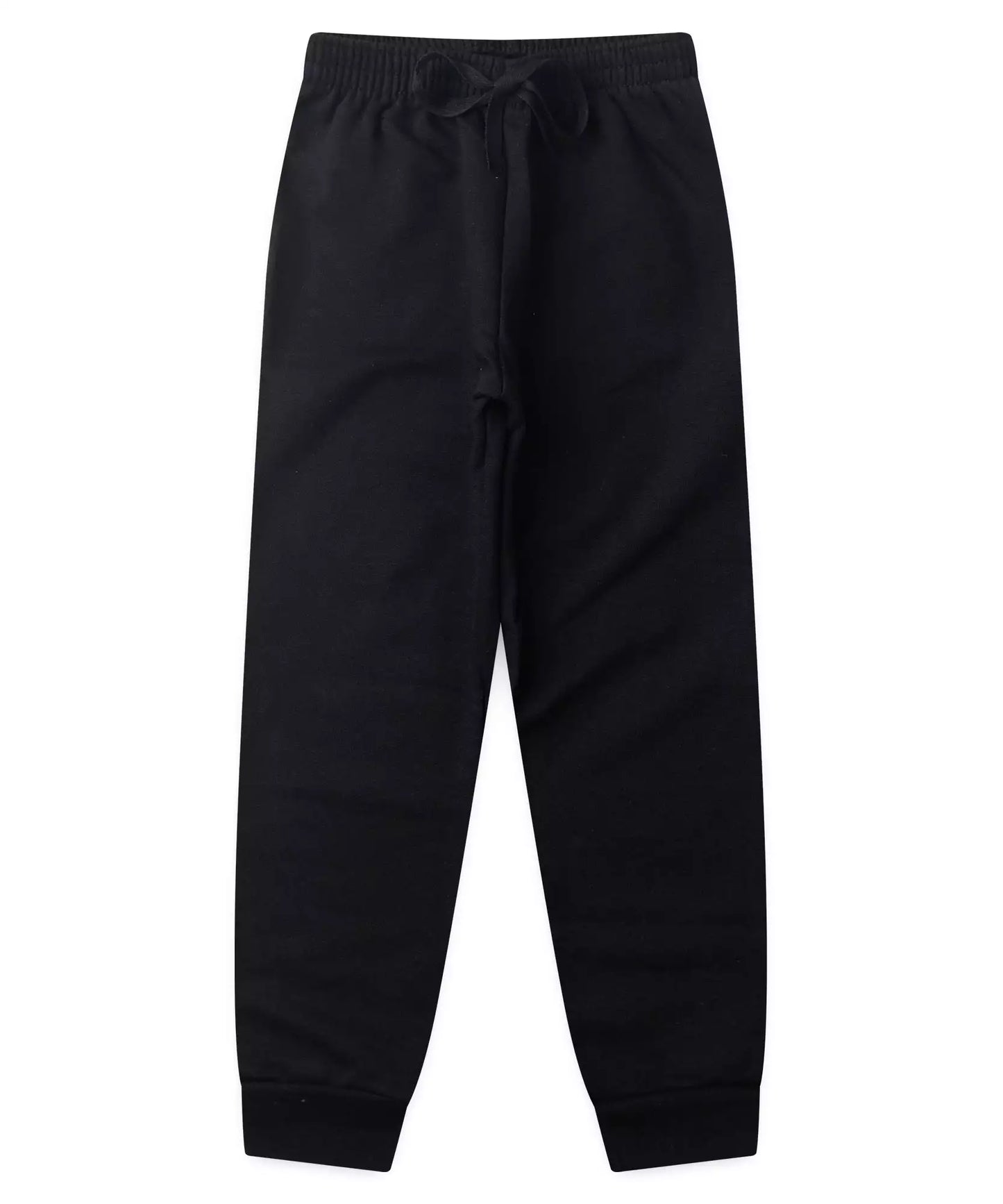Calça de Moletom Infantil Masculina Básica Preta