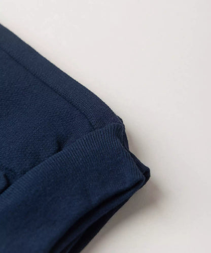 Calça de Moletom Infantil Masculina Básica Azul Marinho