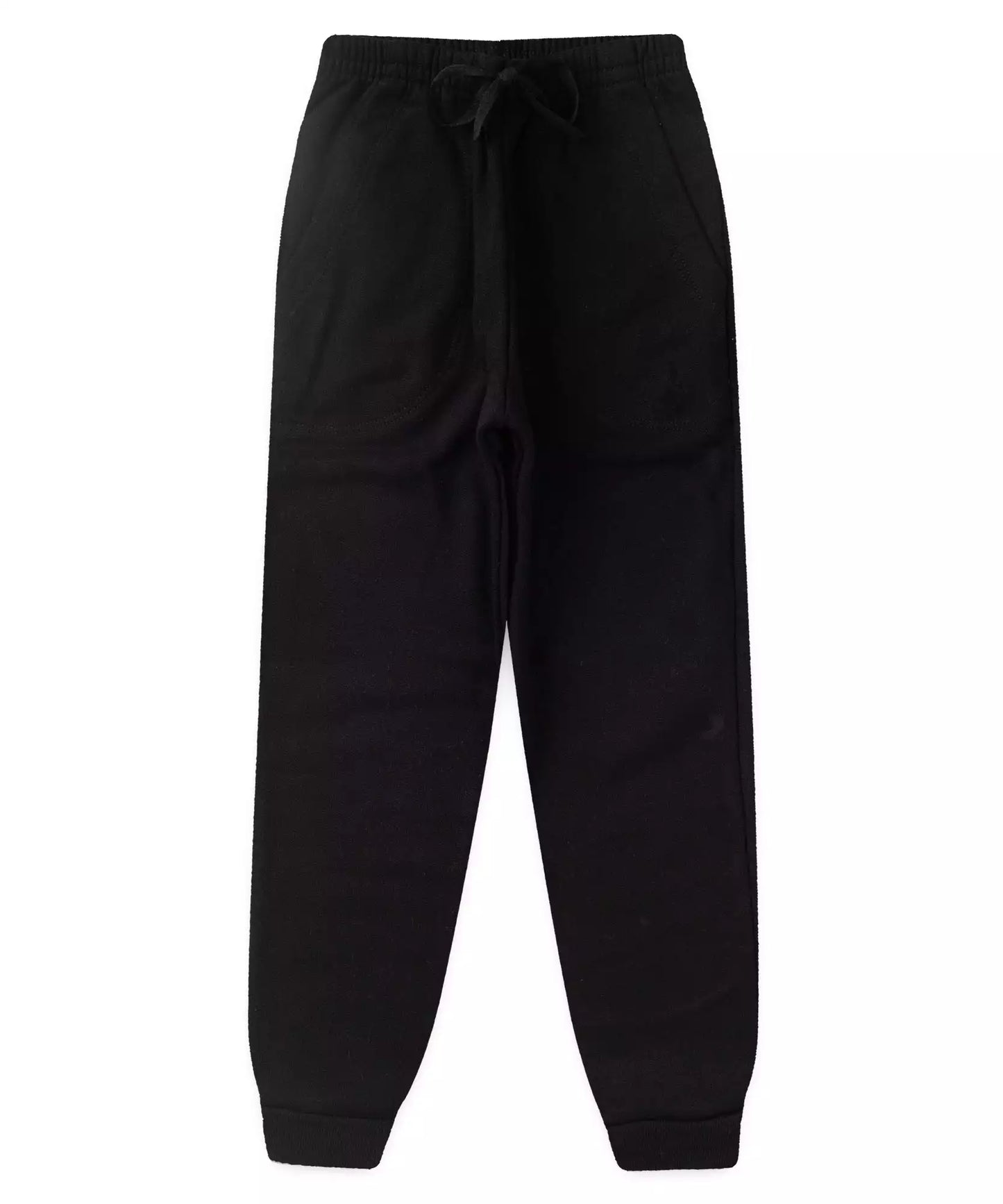 Calça de Moletom Infantil Masculina Básica em Preta