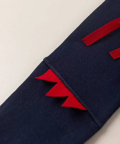 Calça de Moletom para Bebê Menino Dino Marinho