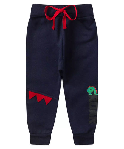 Calça de Moletom para Bebê Menino Dino Marinho