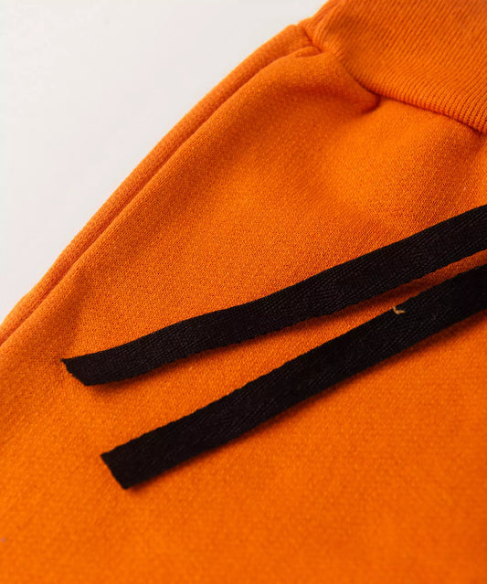 Calça de Moletom para Bebê Menino Ursinho Laranja