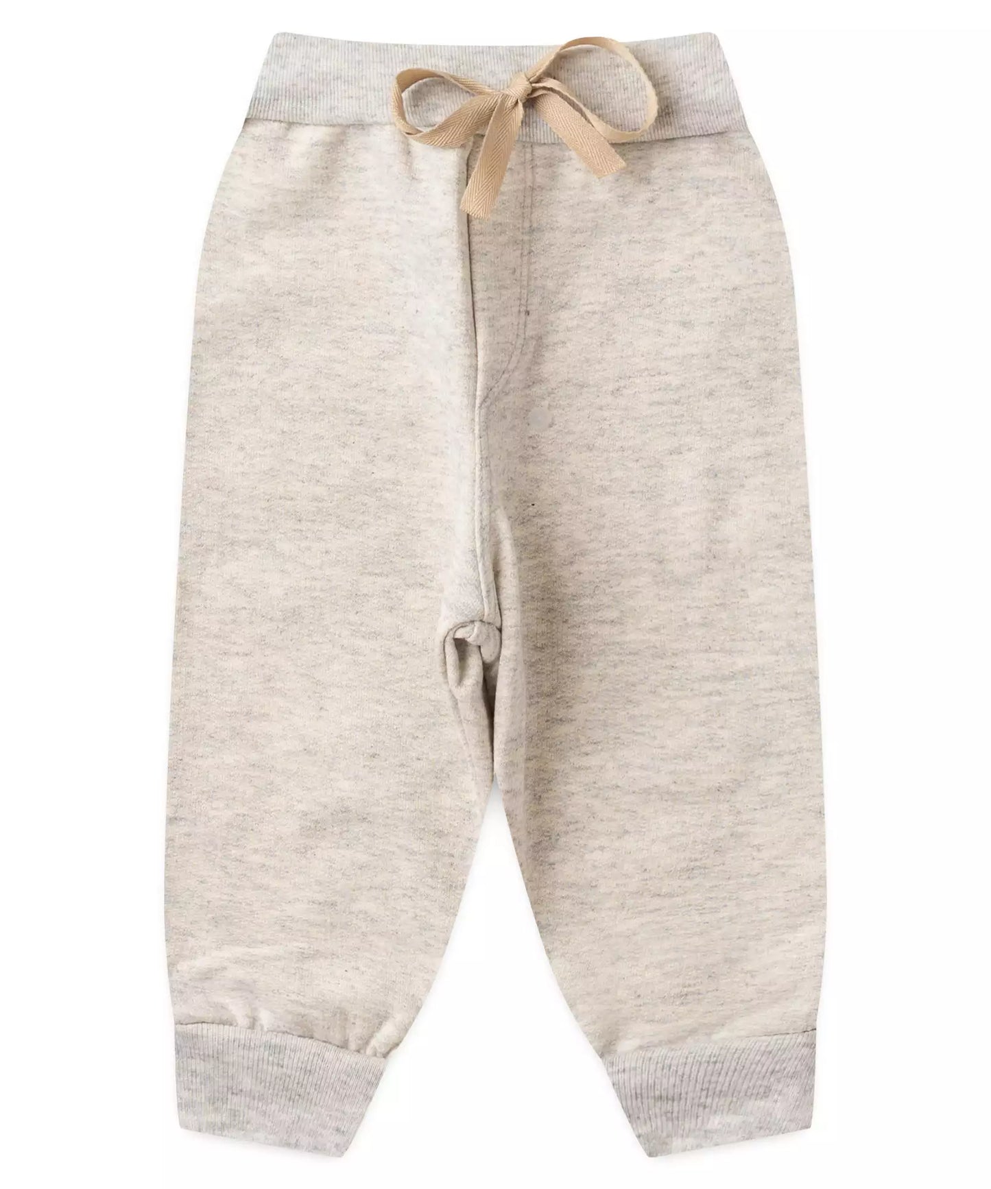 Calça de Moletom para Bebê Menino Ursinho Mescla