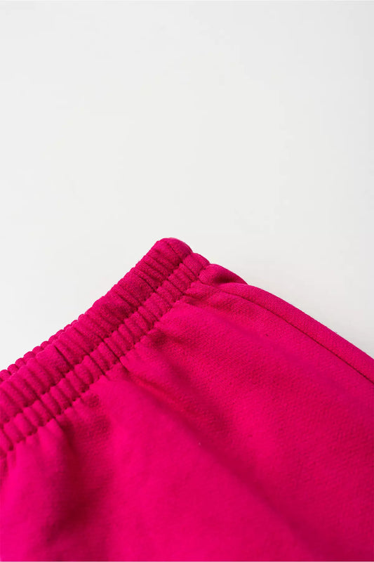 Calça Infantil Básica em Moletom Menina Pink