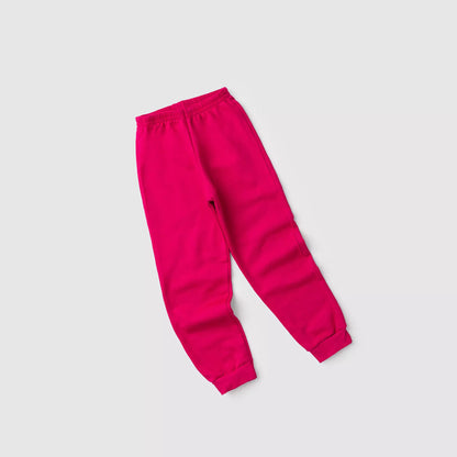 Calça Infantil Básica em Moletom Menina Pink