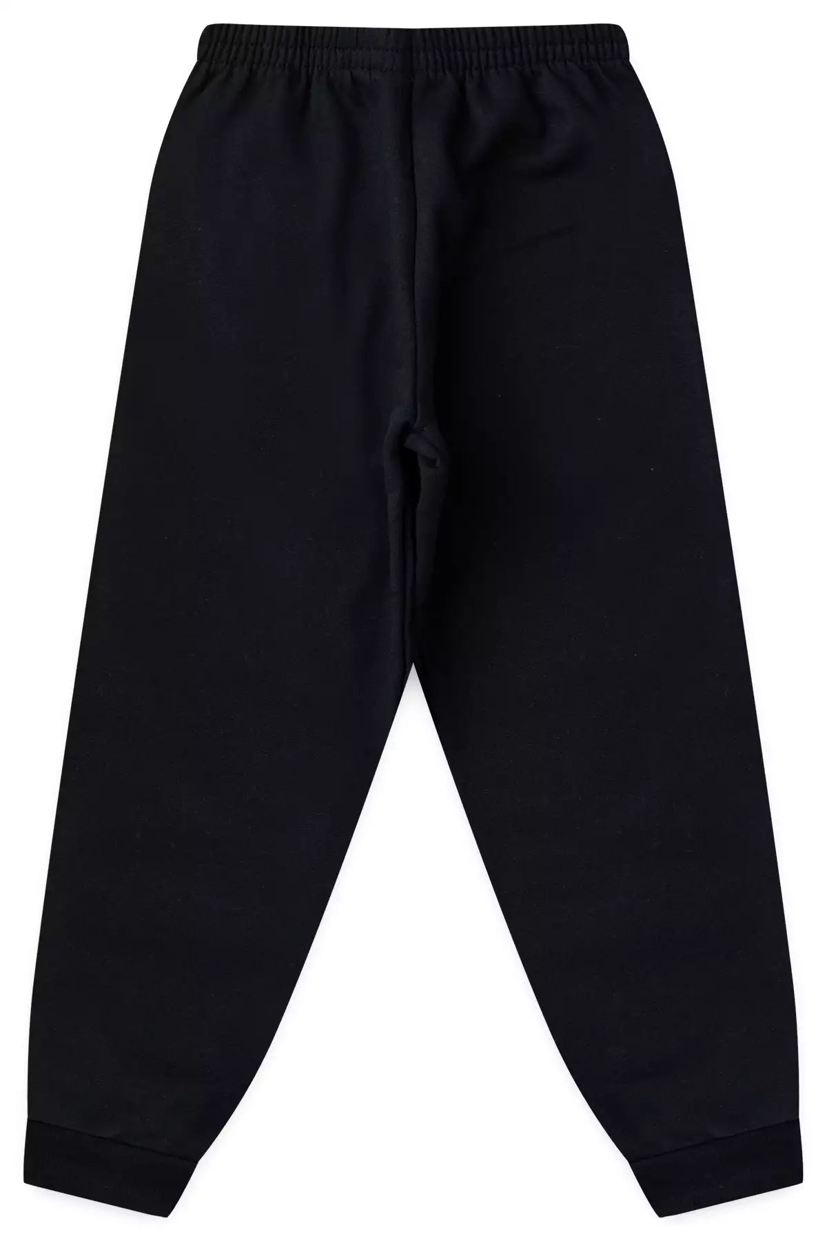 Calça Infantil Básica em Moletom Menina Preto
