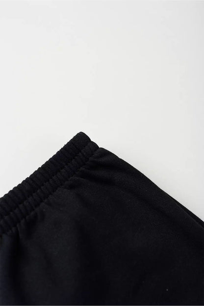 Calça Infantil Básica em Moletom Menina Preto