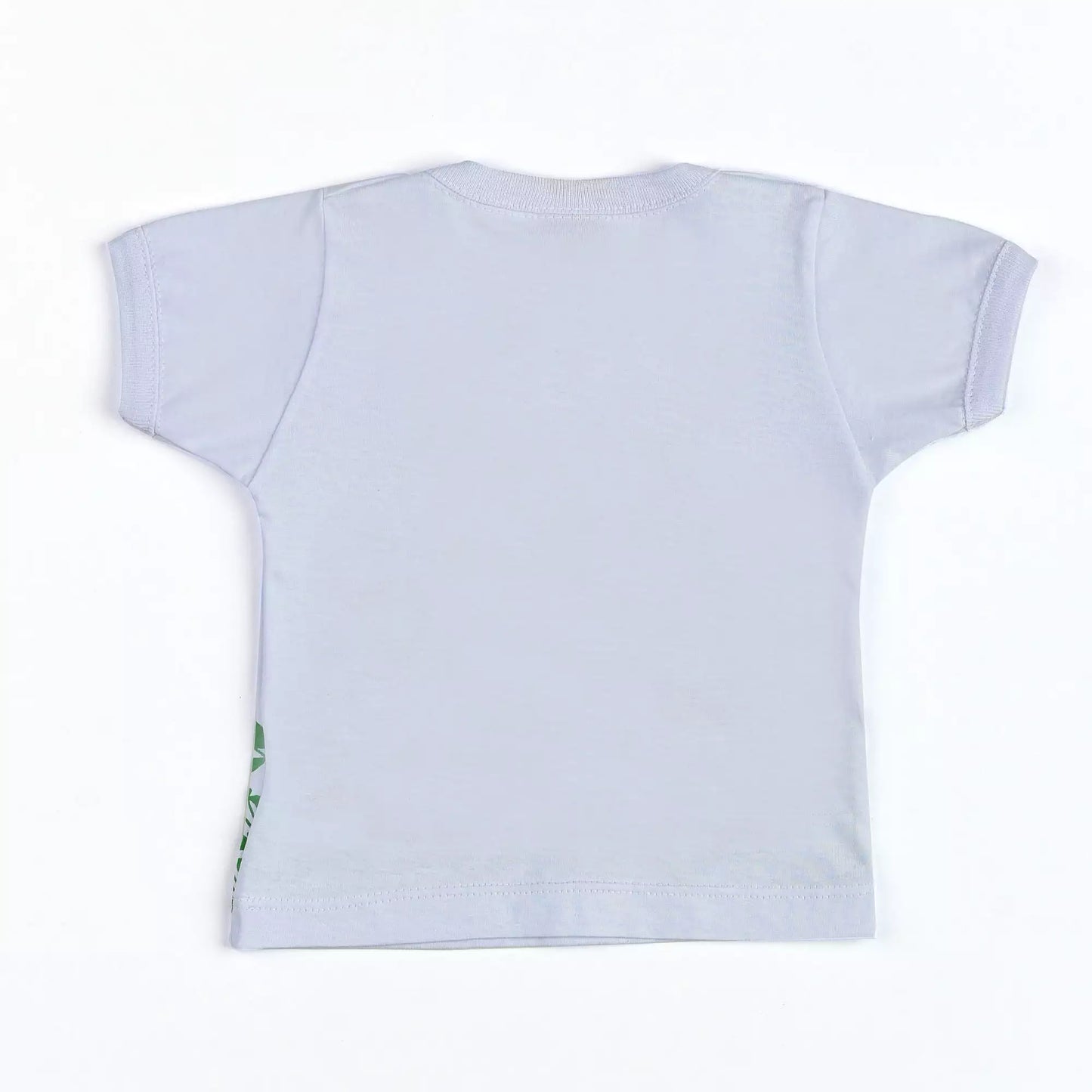 Camiseta Branca para Bebê Menino com Estampa de Tigre