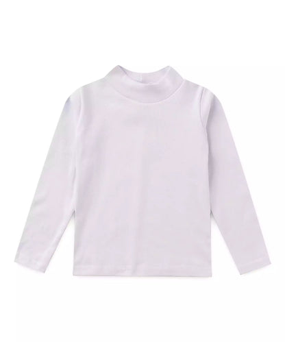 Camiseta de Frio Infantil Masculina Gola Cacharrel Branco
