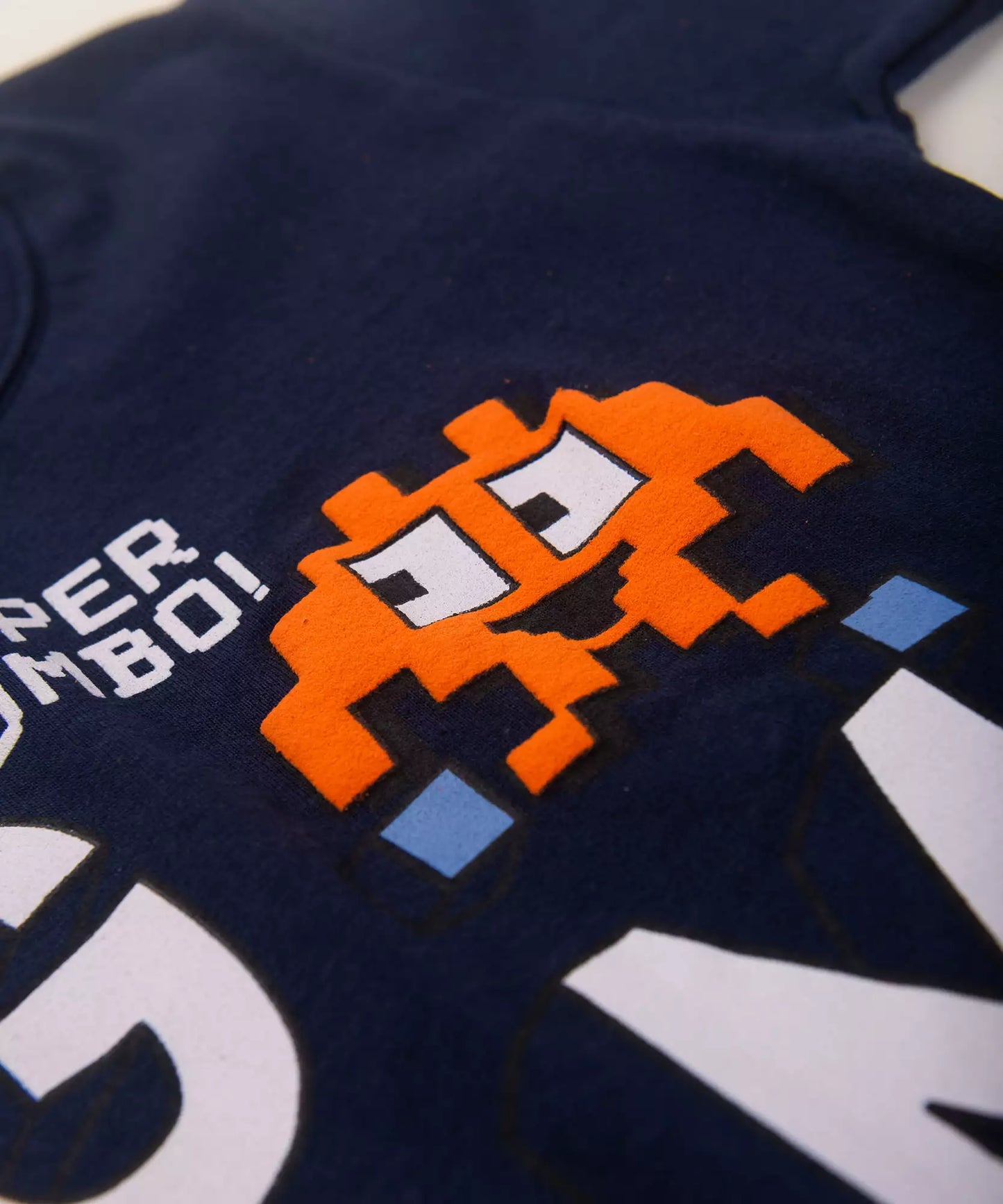 Camiseta de Verão para Menino Game Marinho