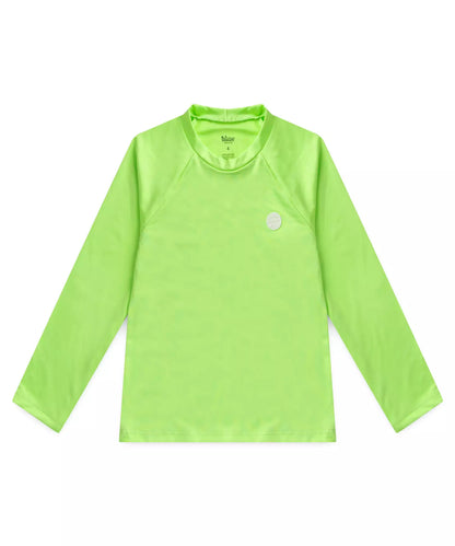 Camiseta Infantil Masculina de Proteção UV 50+ Verde