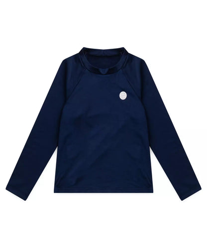 Camiseta Infantil Unissex de Proteção UV 50+ Marinho