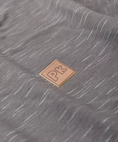 Camiseta Manga Longa Infantil Masculina Básica Cinza