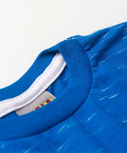 Camiseta Manga Longa para Menino Básica Azul