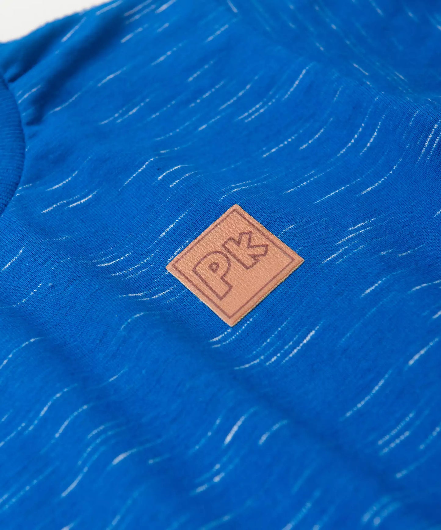 Camiseta Manga Longa para Menino Básica Azul