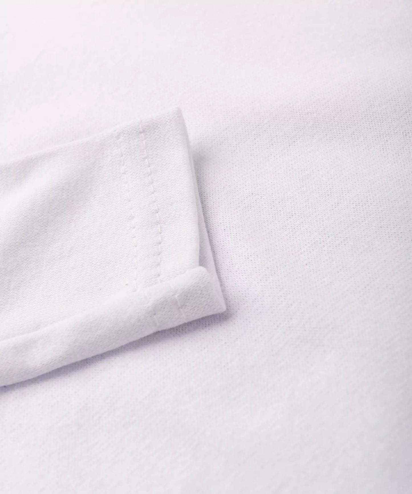 Camiseta Manga Longa para Menino Gola Cacharrel Branco