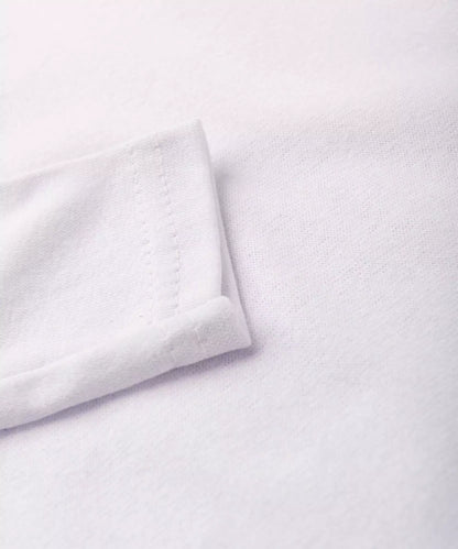 Camiseta Manga Longa para Menino Gola Cacharrel Branco