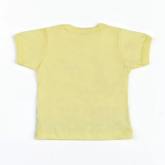 Camiseta para Bebê Menino Amarelo com Estampa de Tigre