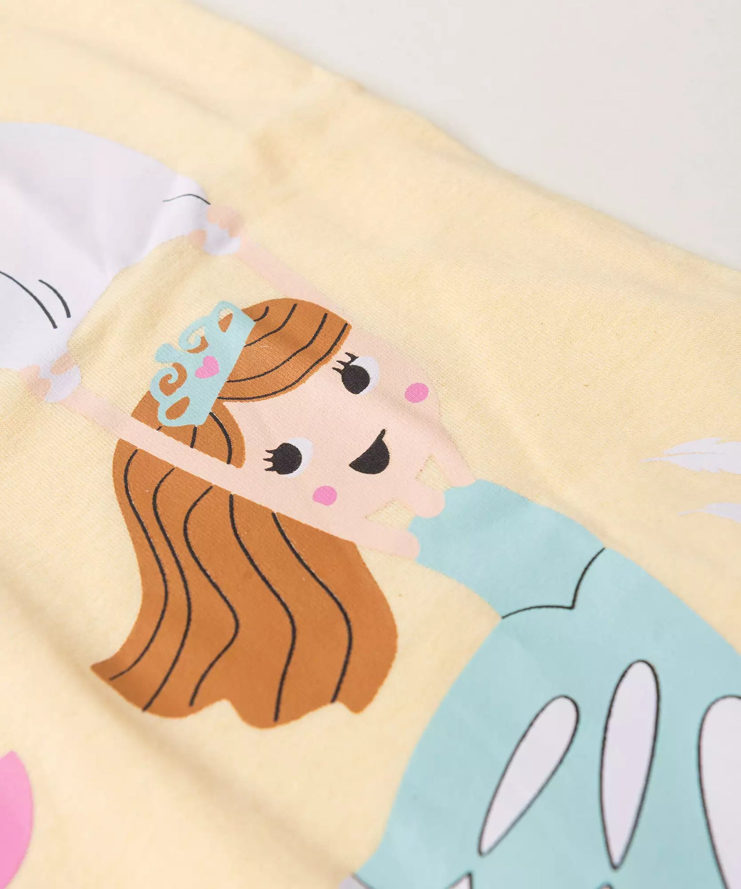 Camisola de Verão Infantil para Menina Party Amarelo