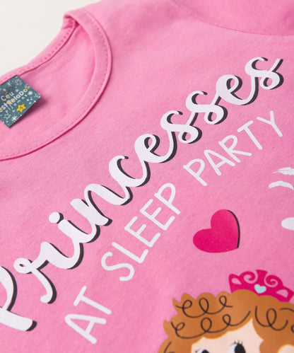 Camisola de Verão Infantil para Menina Party Rosa