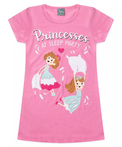 Camisola de Verão Infantil para Menina Party Rosa