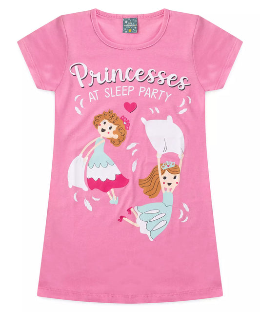 Camisola de Verão Infantil para Menina Party Rosa