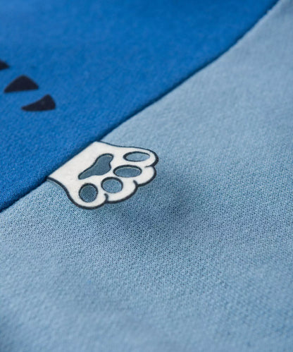 Casaco de Moletom para Menino Tigre Azul