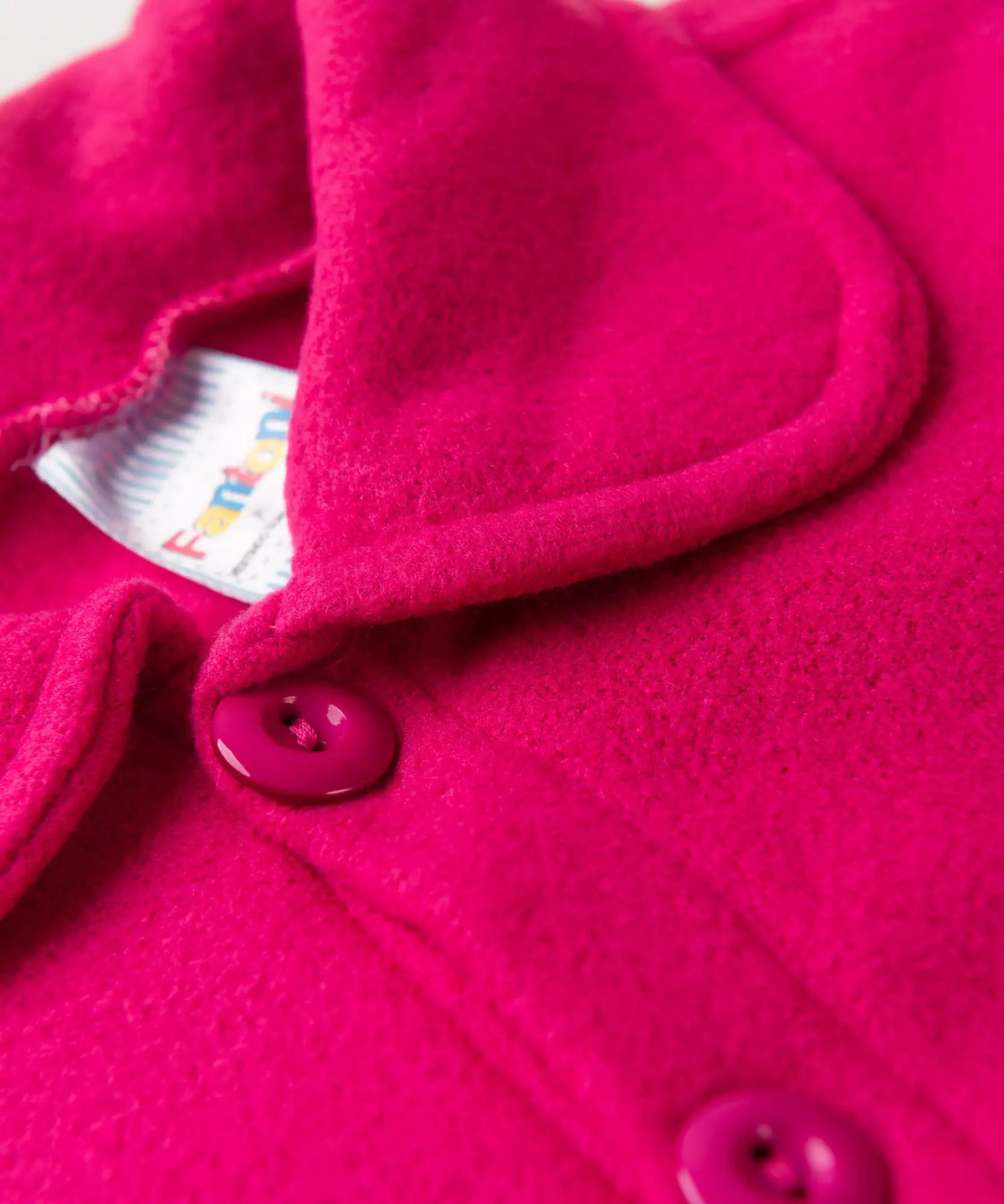 Casaco de Soft Infantil Feminino Coração Pink