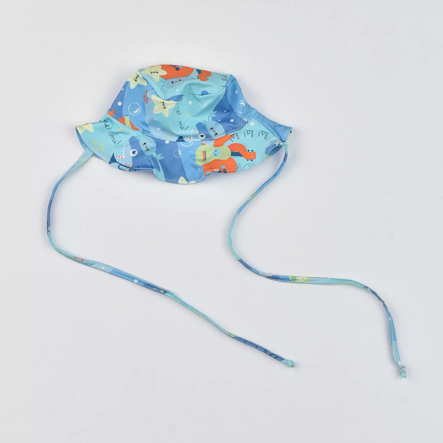 Chapéu de Praia Azul com Proteção UV para Bebê Menino