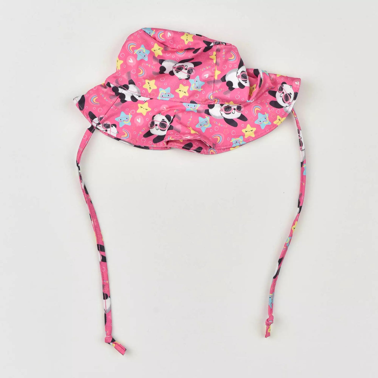 Chapéu de Praia Pink com Proteção UV para Bebê Menina