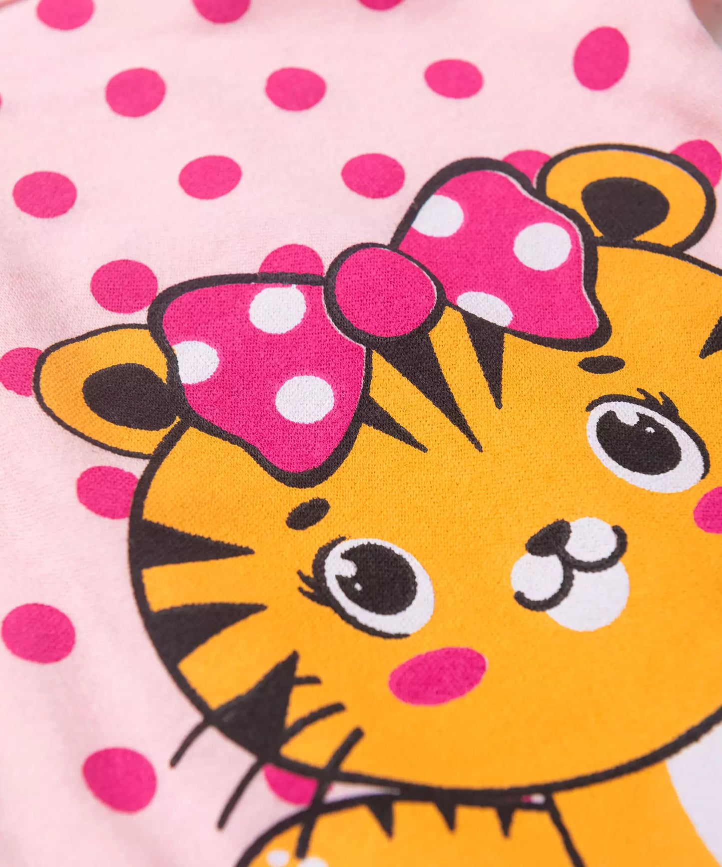 Conjunto Body Bebê Menina Gatinho Com Laço Rosa