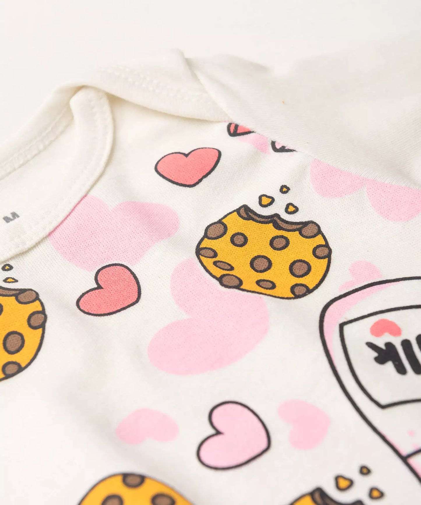 Conjunto Body Bebê Menina Milk Marfim