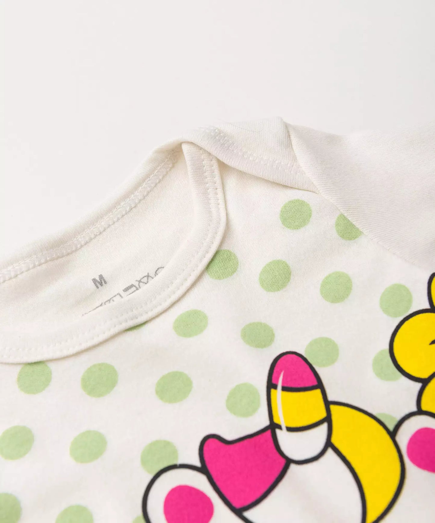 Conjunto Body Bebê Menina Unicórnio Marfim