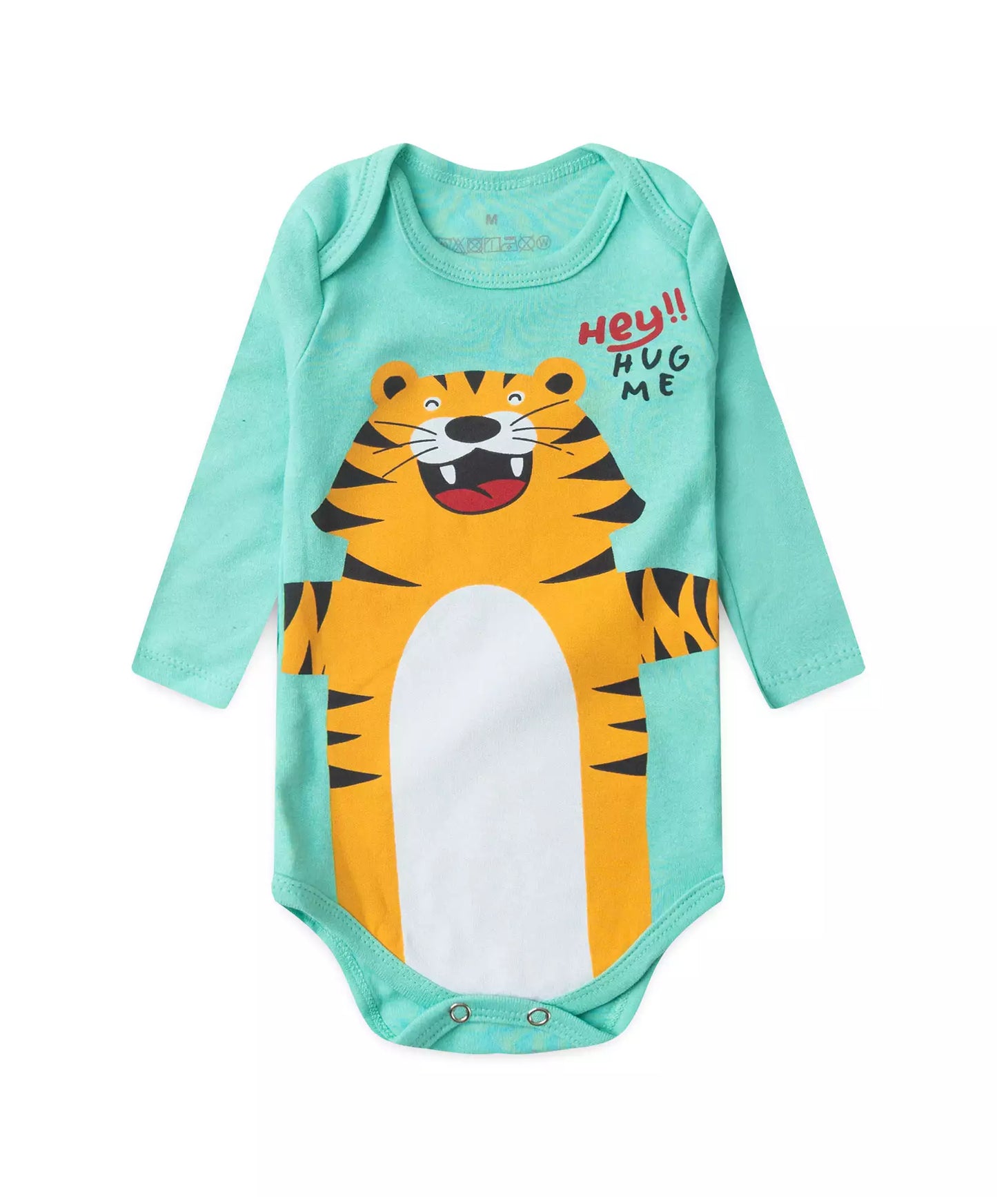 Conjunto Body Bebê Menino Hug Me Verde