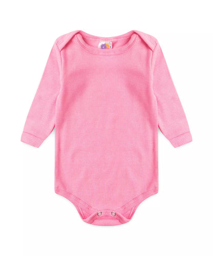 Conjunto Body para Bebê Menina Básico Rosa