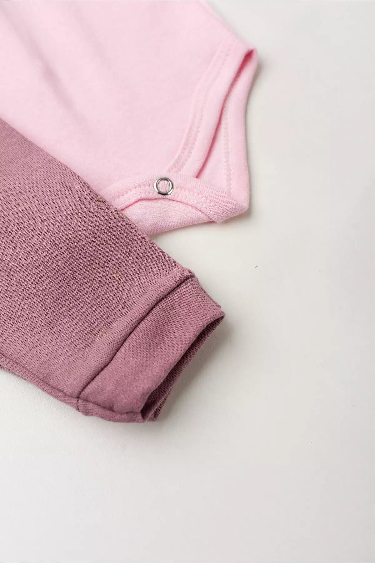 Conjunto Body para Bebê Menina Be Happy Rosa