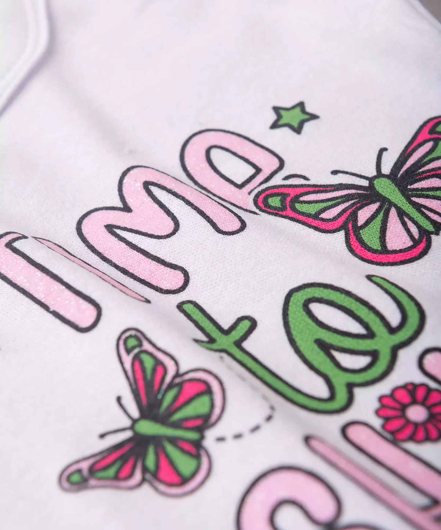 Conjunto Body para Bebê Menina Borboleta Branca