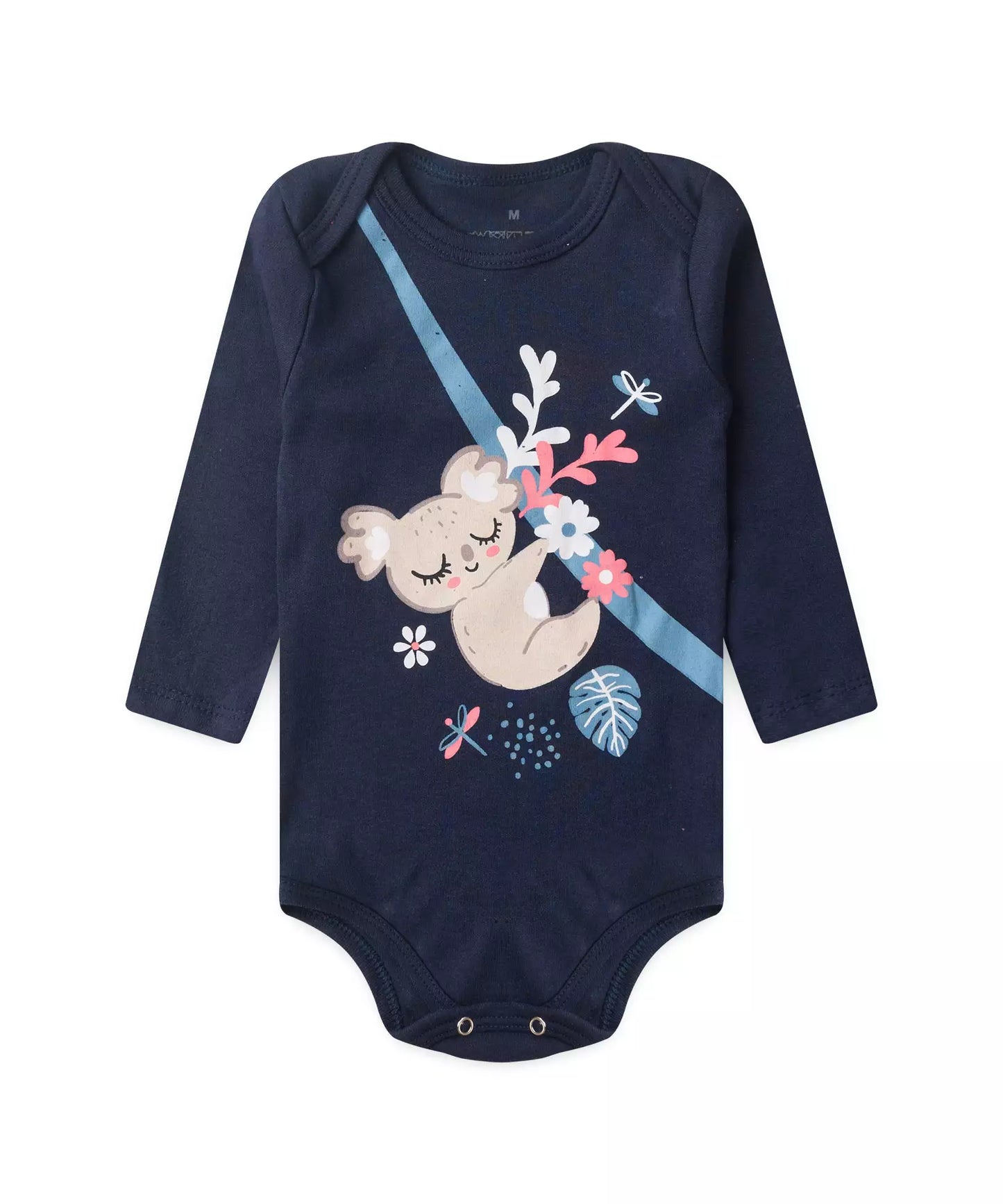 Conjunto Body para Bebê Menina Coala Marinho