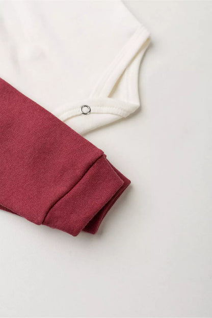 Conjunto Body para Bebê Menina Doce Bosque Branco