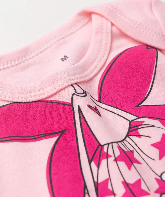 Conjunto Body para Bebê Menina Fadinha Encantada Rosa