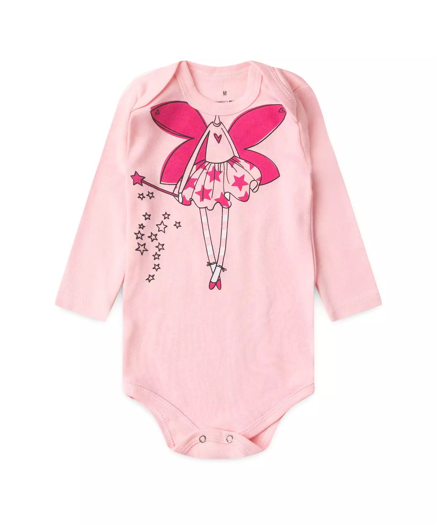 Conjunto Body para Bebê Menina Fadinha Encantada Rosa