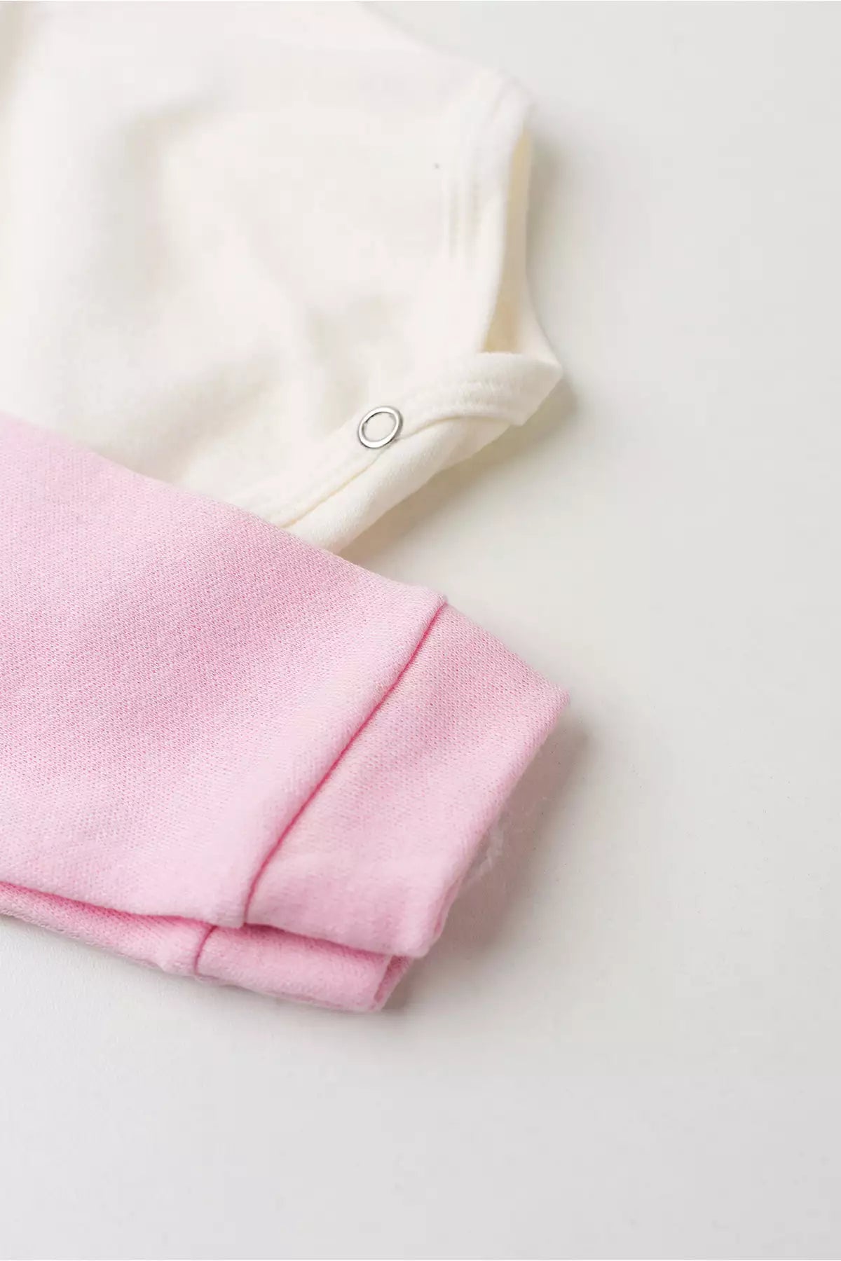 Conjunto Body para Bebê Menina Jardim Encantado Marfim