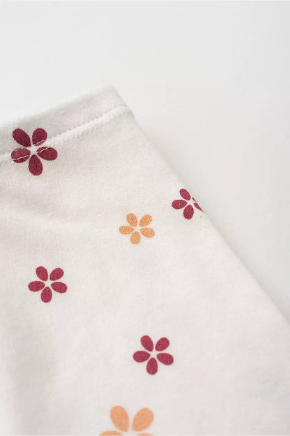 Conjunto Body para Bebê Menina Jardim Suave Rosé
