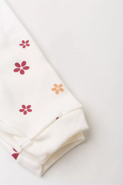 Conjunto Body para Bebê Menina Jardim Suave Rosé