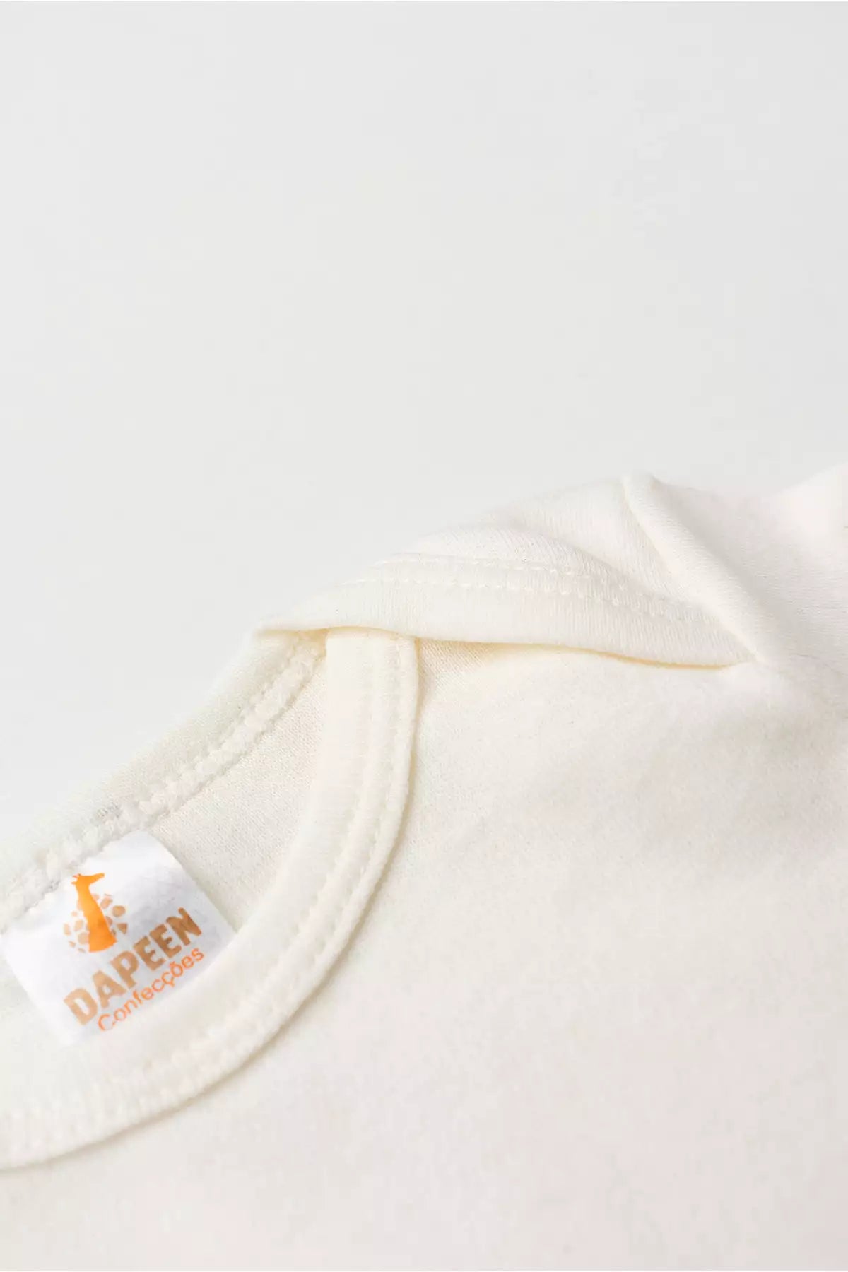 Conjunto Body para Bebê Menina Moranguinho Doce Marfim